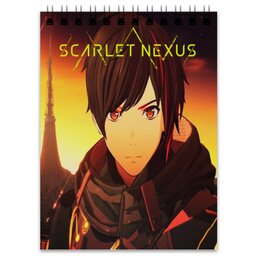 Заказать блокнот в Москве. Блокнот Scarlet Nexus от THE_NISE  - готовые дизайны и нанесение принтов.