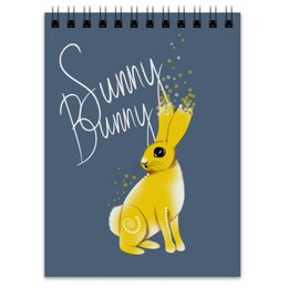 Заказать блокнот в Москве. Блокнот SUNNY BUNNY от ELENA ZHARINOVA - готовые дизайны и нанесение принтов.