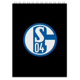 Заказать блокнот в Москве. Блокнот Schalke 04 от THE_NISE  - готовые дизайны и нанесение принтов.