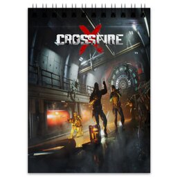 Заказать блокнот в Москве. Блокнот Crossfirex от THE_NISE  - готовые дизайны и нанесение принтов.