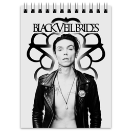 Заказать блокнот в Москве. Блокнот Black Veil Brides от geekbox - готовые дизайны и нанесение принтов.