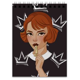 Заказать блокнот в Москве. Блокнот Королевский гамбит от Дана Столыпина - готовые дизайны и нанесение принтов.