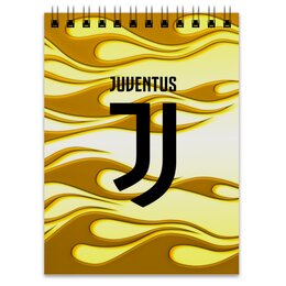 Заказать блокнот в Москве. Блокнот Juventus от THE_NISE  - готовые дизайны и нанесение принтов.