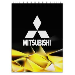 Заказать блокнот в Москве. Блокнот Mitsubishi от THE_NISE  - готовые дизайны и нанесение принтов.