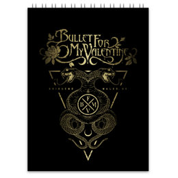 Заказать блокнот в Москве. Блокнот Bullet For My Valentine от geekbox - готовые дизайны и нанесение принтов.