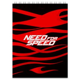 Заказать блокнот в Москве. Блокнот Need for Speed от THE_NISE  - готовые дизайны и нанесение принтов.