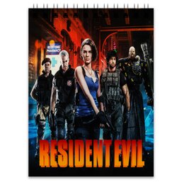 Заказать блокнот в Москве. Блокнот Resident Evil от THE_NISE  - готовые дизайны и нанесение принтов.