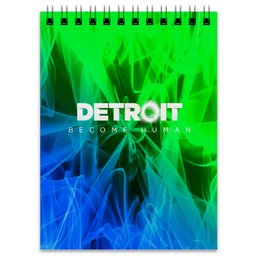 Заказать блокнот в Москве. Блокнот Detroit от THE_NISE  - готовые дизайны и нанесение принтов.