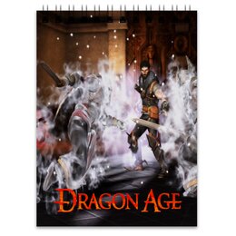 Заказать блокнот в Москве. Блокнот Dragon Age от THE_NISE  - готовые дизайны и нанесение принтов.