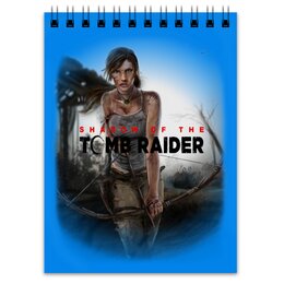 Заказать блокнот в Москве. Блокнот Tomb Raider от THE_NISE  - готовые дизайны и нанесение принтов.