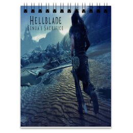 Заказать блокнот в Москве. Блокнот Hellblade от THE_NISE  - готовые дизайны и нанесение принтов.