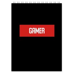 Заказать блокнот в Москве. Блокнот Gamer от THE_NISE  - готовые дизайны и нанесение принтов.
