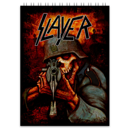 Заказать блокнот в Москве. Блокнот Slayer Band от Leichenwagen - готовые дизайны и нанесение принтов.