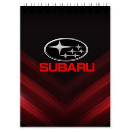 Заказать блокнот в Москве. Блокнот Subaru от THE_NISE  - готовые дизайны и нанесение принтов.