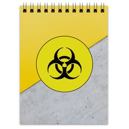Заказать блокнот в Москве. Блокнот Biohazard от THE_NISE  - готовые дизайны и нанесение принтов.