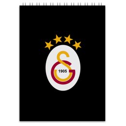 Заказать блокнот в Москве. Блокнот Galatasaray от THE_NISE  - готовые дизайны и нанесение принтов.