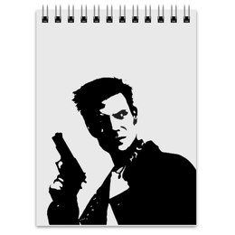 Заказать блокнот в Москве. Блокнот Max Payne от Nalivaev - готовые дизайны и нанесение принтов.