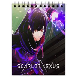 Заказать блокнот в Москве. Блокнот Scarlet Nexus от THE_NISE  - готовые дизайны и нанесение принтов.