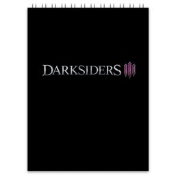 Заказать блокнот в Москве. Блокнот Darksiders III от THE_NISE  - готовые дизайны и нанесение принтов.