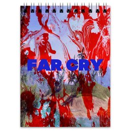 Заказать блокнот в Москве. Блокнот Far Cry от THE_NISE  - готовые дизайны и нанесение принтов.