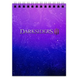 Заказать блокнот в Москве. Блокнот Darksiders III от THE_NISE  - готовые дизайны и нанесение принтов.