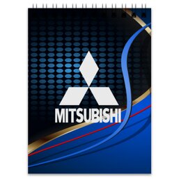 Заказать блокнот в Москве. Блокнот Mitsubishi от THE_NISE  - готовые дизайны и нанесение принтов.