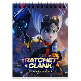 Заказать блокнот в Москве. Блокнот Ratchet & Clank от THE_NISE  - готовые дизайны и нанесение принтов.