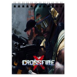 Заказать блокнот в Москве. Блокнот Crossfirex от THE_NISE  - готовые дизайны и нанесение принтов.