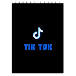 Заказать блокнот в Москве. Блокнот Tik Tok от THE_NISE  - готовые дизайны и нанесение принтов.