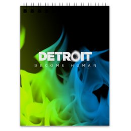 Заказать блокнот в Москве. Блокнот Detroit Become Human от THE_NISE  - готовые дизайны и нанесение принтов.