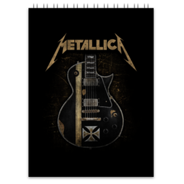 Заказать блокнот в Москве. Блокнот Metallica от geekbox - готовые дизайны и нанесение принтов.
