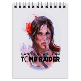 Заказать блокнот в Москве. Блокнот Tomb Raider от THE_NISE  - готовые дизайны и нанесение принтов.