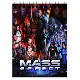 Заказать блокнот в Москве. Блокнот Mass Effect  от THE_NISE  - готовые дизайны и нанесение принтов.