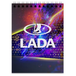 Заказать блокнот в Москве. Блокнот Авто Lada от THE_NISE  - готовые дизайны и нанесение принтов.