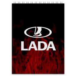 Заказать блокнот в Москве. Блокнот Авто Lada от THE_NISE  - готовые дизайны и нанесение принтов.