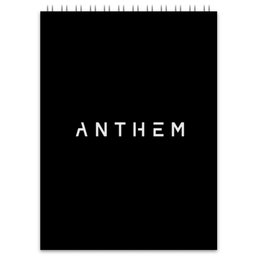 Заказать блокнот в Москве. Блокнот Anthem от THE_NISE  - готовые дизайны и нанесение принтов.