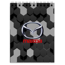 Заказать блокнот в Москве. Блокнот Mazda от THE_NISE  - готовые дизайны и нанесение принтов.