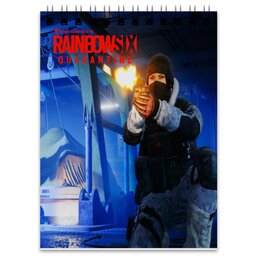 Заказать блокнот в Москве. Блокнот Rainbow Six Quarantine от THE_NISE  - готовые дизайны и нанесение принтов.