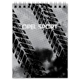 Заказать блокнот в Москве. Блокнот opel sport от THE_NISE  - готовые дизайны и нанесение принтов.