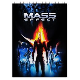 Заказать блокнот в Москве. Блокнот Mass Effect Legendary Edition от THE_NISE  - готовые дизайны и нанесение принтов.