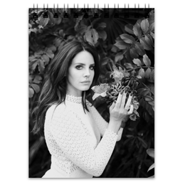 Заказать блокнот в Москве. Блокнот Lana Del Rey от flipside - готовые дизайны и нанесение принтов.