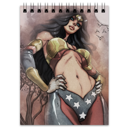 Заказать блокнот в Москве. Блокнот Чудо-Женщина (Wonder Woman) от scoopysmith - готовые дизайны и нанесение принтов.