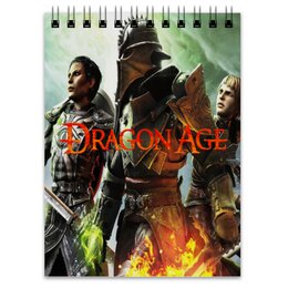 Заказать блокнот в Москве. Блокнот Dragon Age от THE_NISE  - готовые дизайны и нанесение принтов.