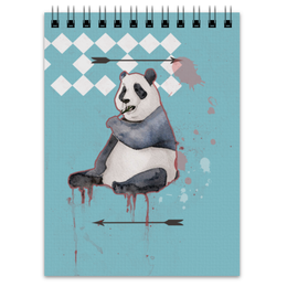 Заказать блокнот в Москве. Блокнот панда от 4erta - готовые дизайны и нанесение принтов.