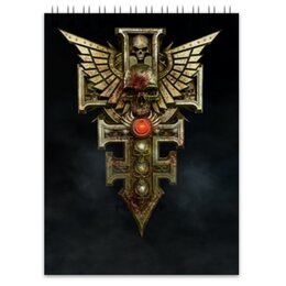 Заказать блокнот в Москве. Блокнот Инсигния (Warhammer 40k) от GeekFox  - готовые дизайны и нанесение принтов.