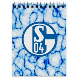 Заказать блокнот в Москве. Блокнот Schalke 04 от THE_NISE  - готовые дизайны и нанесение принтов.