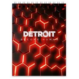 Заказать блокнот в Москве. Блокнот Detroit от THE_NISE  - готовые дизайны и нанесение принтов.