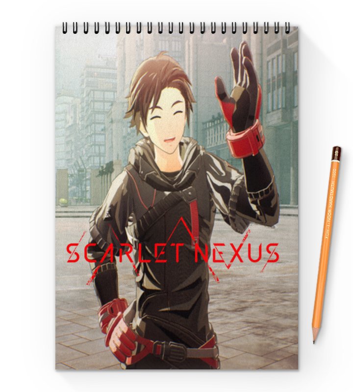 Printio Блокнот на пружине А4 Scarlet nexus