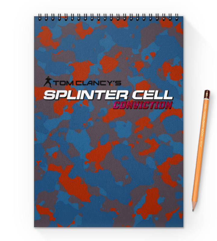 Printio Блокнот на пружине А4 Splinter cell 