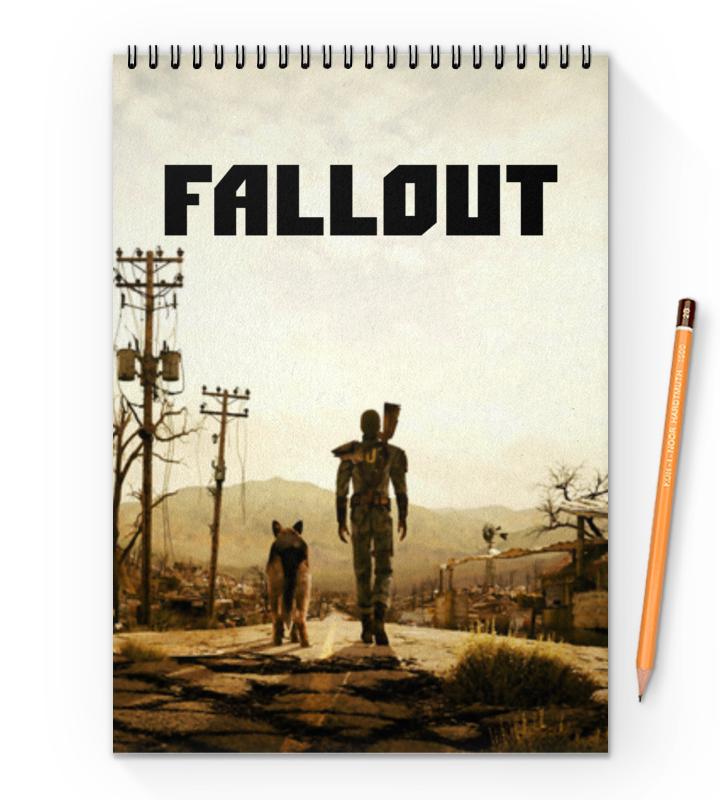 Printio Блокнот на пружине А4 Fallout
